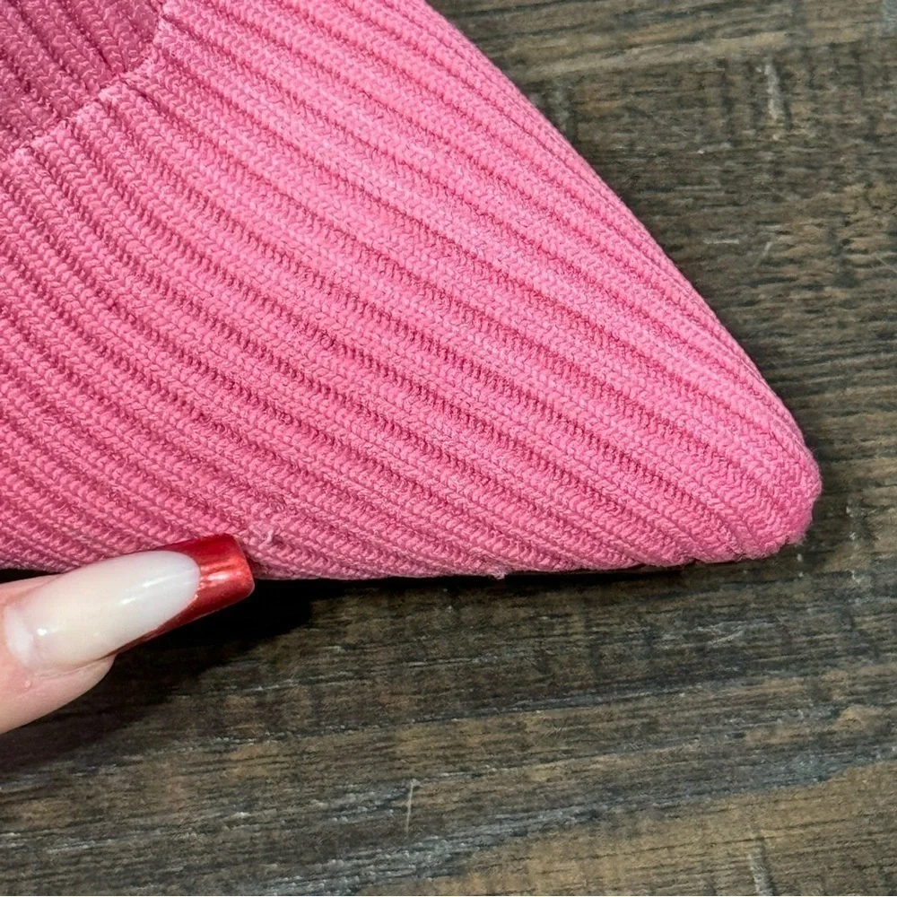 Steve Madden Dianne Pink Ombré Knit‎ Stiletto Boot Size 8 Women
